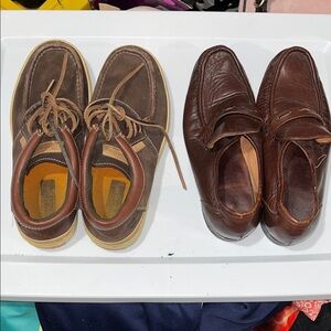 Timberland Brown Leather Boat Shoes